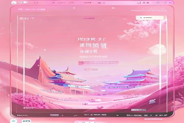 日本一级不卡一二区极速流畅播放界面展示，珊瑚粉主题风格，双区线路切换操作清晰，画质高清无缓冲